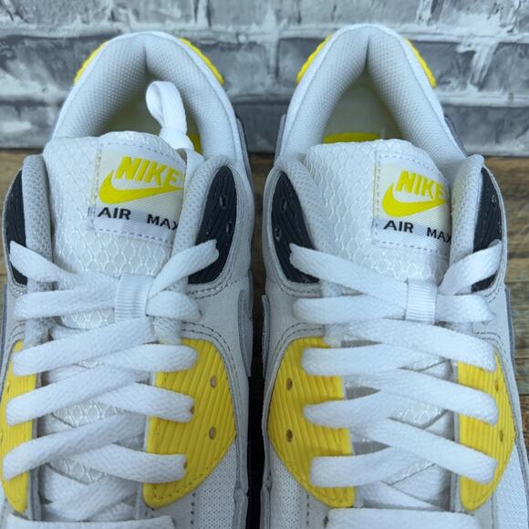 Nike Air Max 90 Shoes White Black Lighting Yellow DM0029-111 Mens Size 11 New main image 4